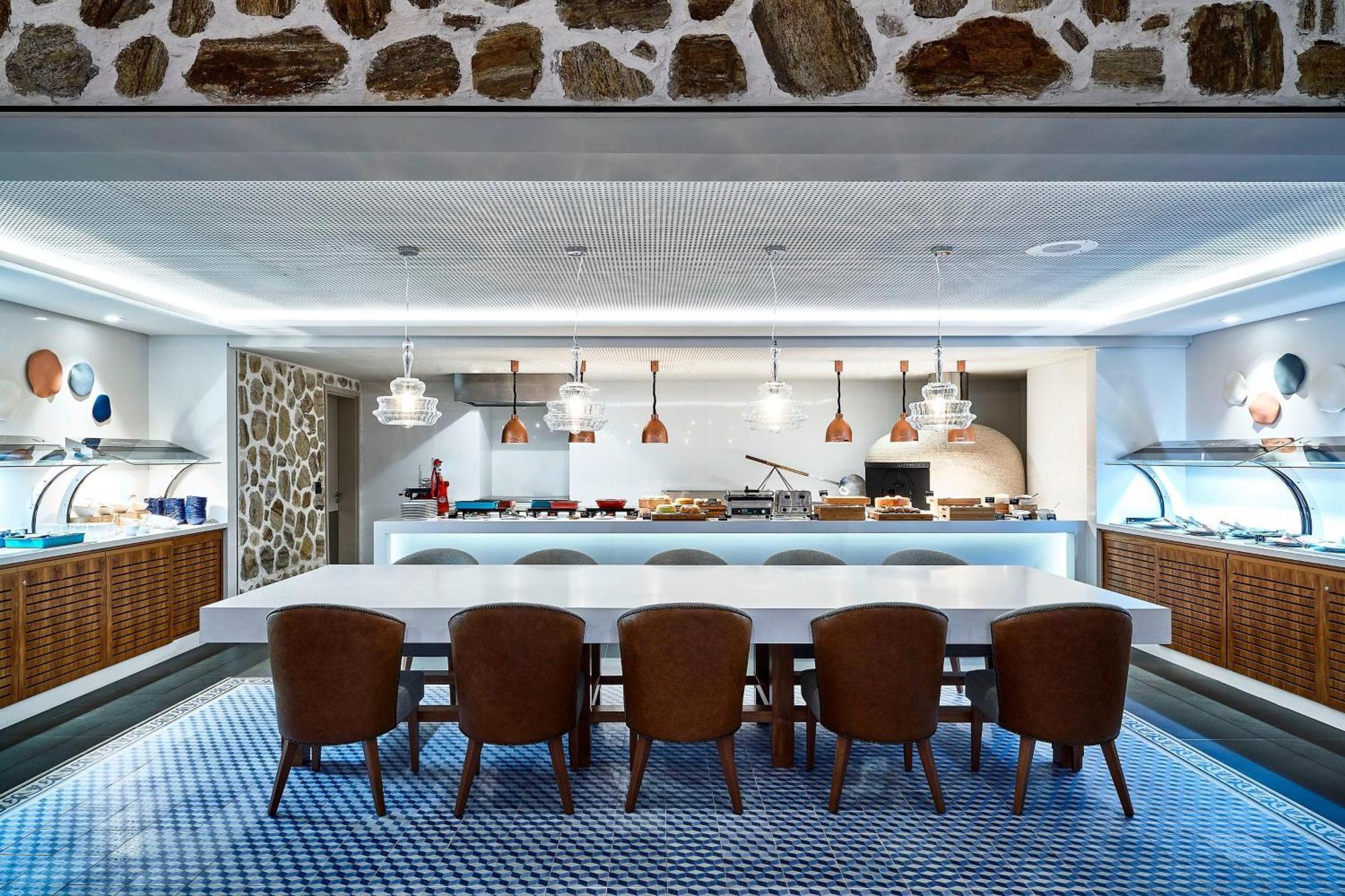 Sheraton Santos Hotel Екстер'єр фото The open kitchen of the restaurant