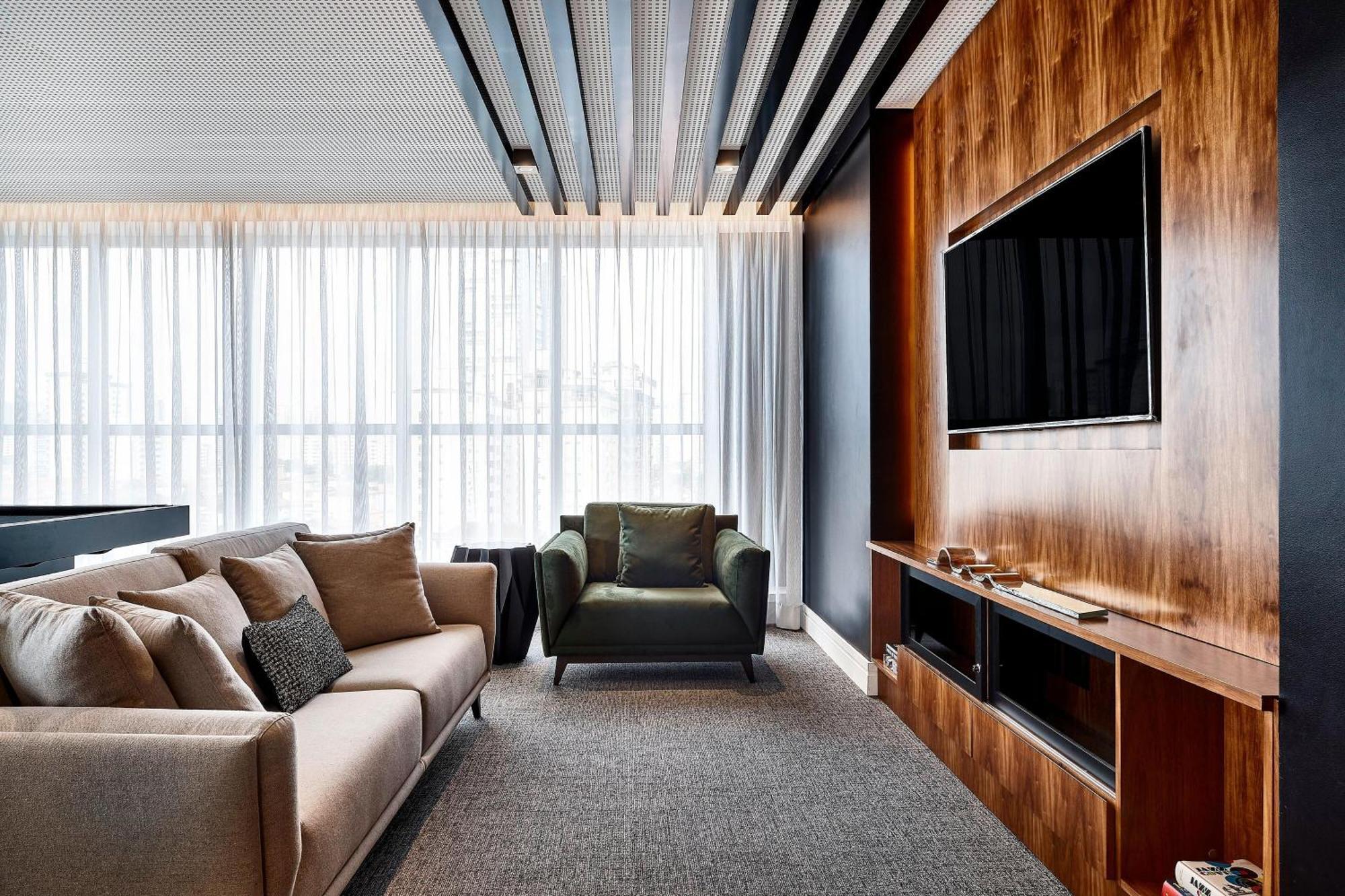 Sheraton Santos Hotel Екстер'єр фото A living room with a television